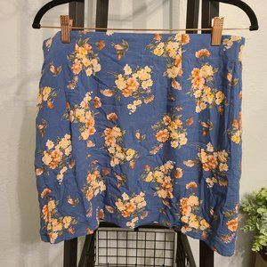 NWT Floral Mini Skirt